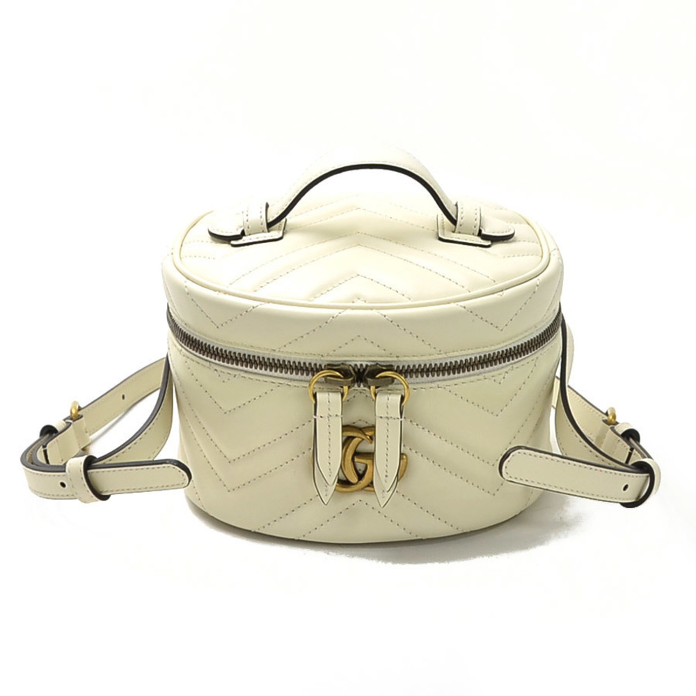 Gucci Mini Backpack Leather White - image 1